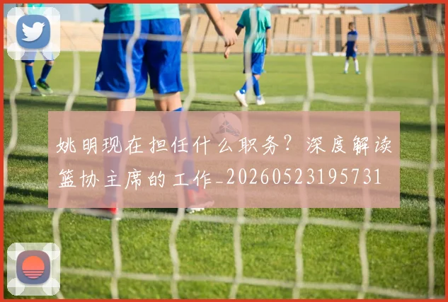 姚明现在担任什么职务？深度解读篮协主席的工作_20260523195731